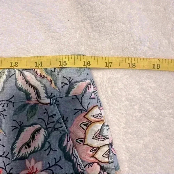 NWOT LOFT Women’s Cotton Blend Floral Coastal Print Mini Skirt  Size 10 - Picture 8 of 11